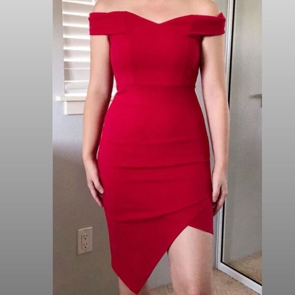 Charlotte Russe Dresses & Skirts - Charlotte Russe Red Dress Size Large